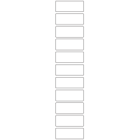 11153 - Label Size 60mm x 23mm - 2610 labels per roll