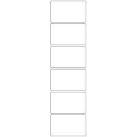 11154 - Label Size 80mm x 48mm - 1360 labels per roll