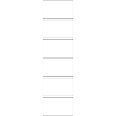 11154 - Label Size 80mm x 48mm - 1360 labels per roll 