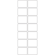 11156 - Label Size 51mm x 39mm - 3320 labels per roll 