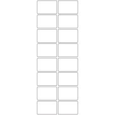 11159 - Label Size 51mm x 34mm - 3790 labels per roll 
