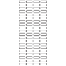 11161 - Label Size 18mm x 6mm - 27560 labels per roll 