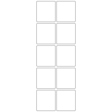 11163 - Label Size 50mm x 55mm - 2370 labels per roll 