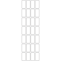 11167 - Label Size 20mm x 40mm - 6360 labels per roll