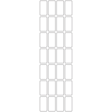 11167 - Label Size 20mm x 40mm - 6360 labels per roll 