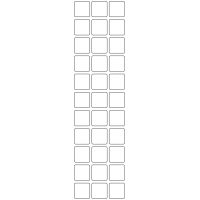 11168 - Label Size 23mm x 23mm - 7820 labels per roll