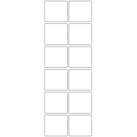 11171 - Label Size 50mm x 45mm - 2840 labels per roll