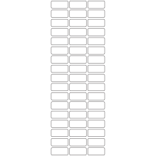 11174 - Label Size 32mm x 14mm - 12090 labels per roll 