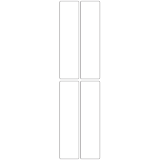 11176 - Label Size 40mm x 160mm - 850 labels per roll 