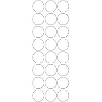 11178 - Label Size 35mm dia - 5450 labels per roll