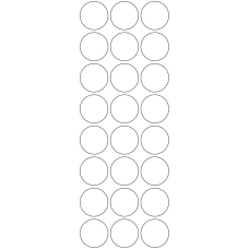 11178 - Label Size 35mm dia - 5450 labels per roll 
