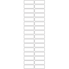 11180 - Label Size 43mm x 15mm - 7590 labels per roll 