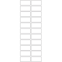 11183 - Label Size 51mm x 24mm - 5050 labels per roll