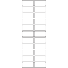 11183 - Label Size 51mm x 24mm - 5050 labels per roll 