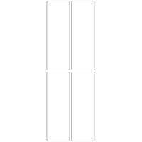 11187 - Label Size 45mm x 135mm - 1000 labels per roll