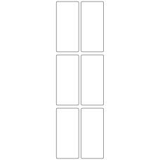 11192 - Label Size 36mm x 80mm - 1650 labels per roll 