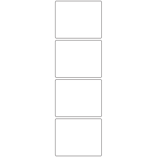 11193 - Label Size 76mm x 60mm - 1100 labels per roll 