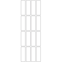 11194 - Label Size 21mm x 73mm - 3670 labels per roll