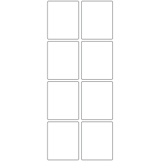 11196 - Label Size 50mm x 60mm - 2200 labels per roll 