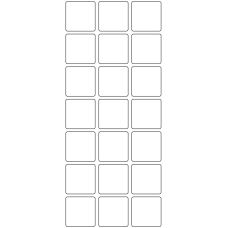 11199 - Label Size 33mm x 33mm - 5790 labels per roll 