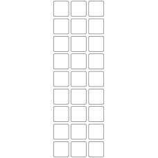 11201 - Label Size 25mm x 25mm - 7260 labels per roll 
