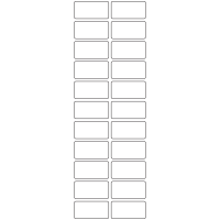 11202 - Label Size 40mm x 20mm - 6060 labels per roll