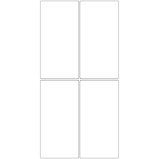 11204 - Label Size 86mm x 174.5mm - 790 labels per roll 