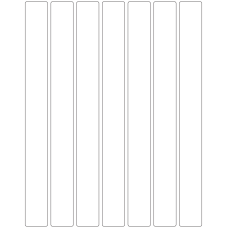 11215 - Label Size 27mm x 270mm - 1790 labels per roll 