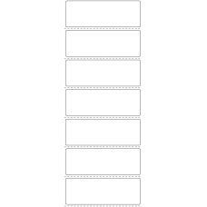 11219 - Label Size 100mm x 35mm - 1770 labels per roll 