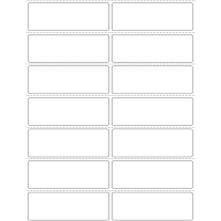 11225 - Label Size 102mm x 35mm - 3510 labels per roll