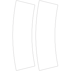 11227 - Label Size 104.4mm x 329mm - 420 labels per roll 