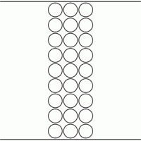 1123 - Label Size 30mm dia - 6,390 labels per roll