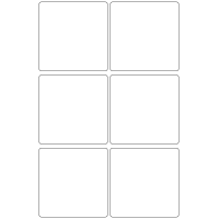 11235 - Label Size 80mm x 80mm - 1650 labels per roll