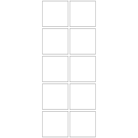 11239 - Label Size 55mm x 55mm - 2400 labels per roll