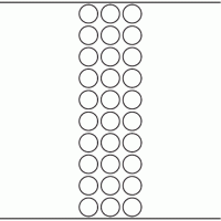 1124 - Label Size 25.4mm dia - 7,110 labels per roll