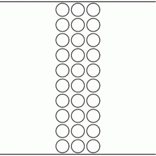 1124 - Label Size 25.4mm dia - 7,110 labels per roll 