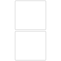 11255 - Label Size 128mm x 120mm - 550 labels per roll