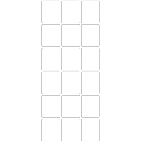 11268 - Label Size 40mm x 48mm - 4090 labels per roll
