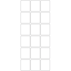 11268 - Label Size 40mm x 48mm - 4090 labels per roll 