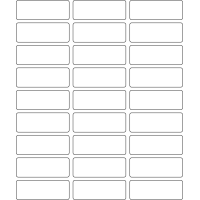 11270 - Label Size 55mm x 20mm - 9020 labels per roll