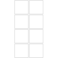 11274 - Label Size 62mm x 62mm - 2150 labels per roll