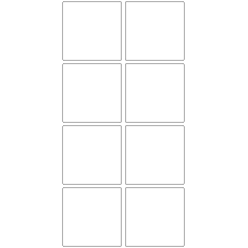 11274 - Label Size 62mm x 62mm - 2150 labels per roll 