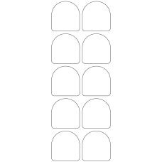 11278 - Label Size 42mm x 44.21mm - 2900 labels per roll 