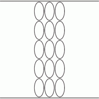 1132 - Label Size 30mm x 58mm Oval - 3,450 labels per roll