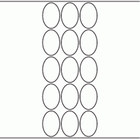 1134 - Label Size 32mm x 48mm Oval - 4,110 labels per roll
