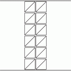 1138 - Label Size 45mm Triangle - 5,680 labels per roll 