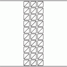 1139 - Label Size 25mm Triangle - 14,220 labels per roll 