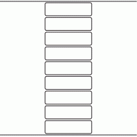 1144 - Label Size 89mm x 25mm - 2,480 labels per roll