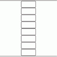 1145 - Label Size 80mm x 35mm - 1,840 labels per roll