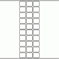 1150 - Label Size 32mm x 26mm - 7,110 labels per roll